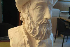 Busto de Magallanes. Realizado por encargo.