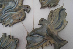 Palomas de pared .