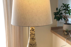 Pie de lámpara . Neriage.