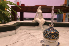 Ninfa en su fuente. Realizada por encargo.